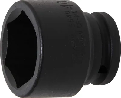 Produktbild von BGS 5640 Kraft-Steckschlüssel-Einsatz Sechskant, 2 0 mm (3/4"), SW 40 mm