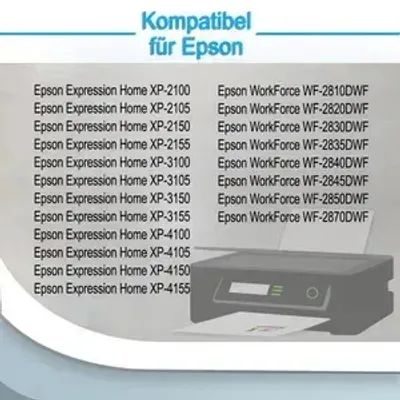 Produktbild von 20er Pack Druckerpatronen 603 603XL kompatibel mit Epson WF-2840