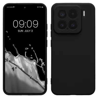 Produktbild von kwmobile Handyhülle für Xiaomi 15 Hülle - weiches Handy Silikon Case - Schutzhülle Cover - Schwarz matt