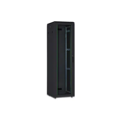 Produktbild von Netzwerkschrank Unique Serie - 600x800 mm (BxT) (schwarz, 42 Höheneinheiten)