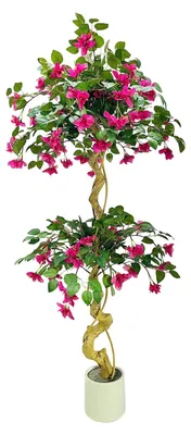 Immagine prodotto di Albero di bouganville artificiale, design decorativo, per interni ed esterni, 5 piedi (150 cm)