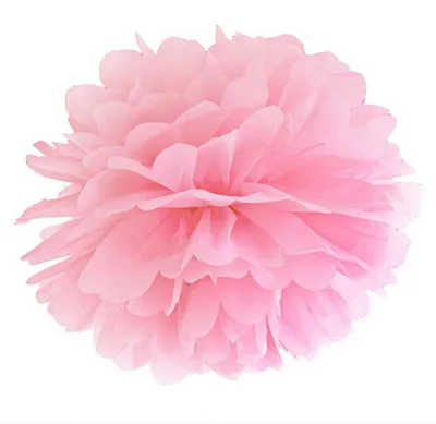 Produktbild von Papier Pompon 35 cm Dekoration Hochzeit Rosa
