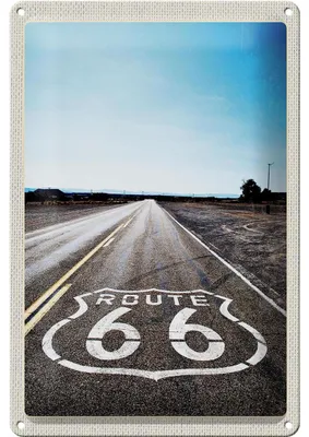 Produktbild von Blechschild Reise 20x30cm USA Amerika Straße Route 66 Chicago