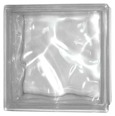 Immagine prodotto di VETROMATTONE ONDULATO TRASPARENTE 19x19x8 cm