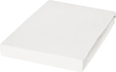 Produktbild von Janine Design Elastic-Jersey Spannbetttuch (für Box-Spring Betten) TOPPER 5001 Farbe weiß Größe 200x200 cm