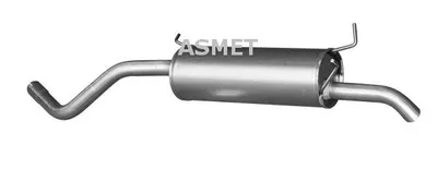 Produktbild von ASMET 10.086 Endschalldämpfer für RENAULT Scénic I (JA0/1, FA0) Auspuff