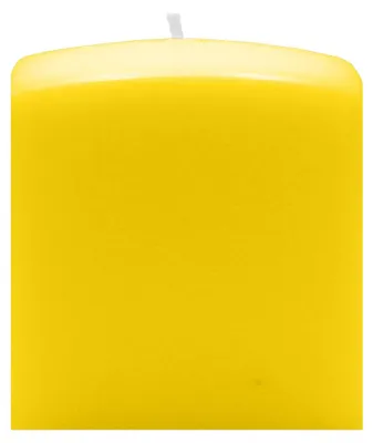Produktbild von Quader Kerzen Citron Gelb 6 x Ø 6/6 cm, 16 Stück