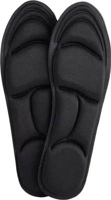 Produktbild von 5D-Einlegesohlen für Schuhe, atmungsaktive Laufsport-Einlegesohlen, Fußgewölbeunterstützung, Plantarfasziitis-Schuhpolster, Memory Foam-Schuheinlagen für alle Schuhe