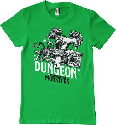 Produktbild von Dungeon Monsters T-Shirt - XX-Large - Green