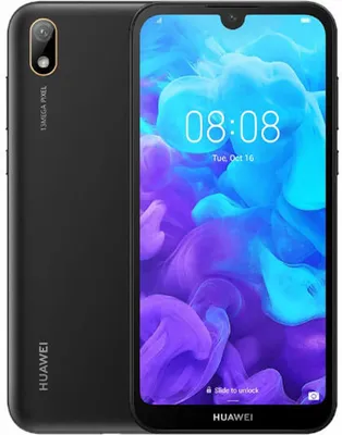 Produktbild von HUAWEI Smartphone Y5, 16 GB, 13 MP, 5.71 Zoll, Schwarz, Android 9.0, Wi-Fi, Bluetooth, LTE, NFC, GPS, Kunstleder, Party-Modus