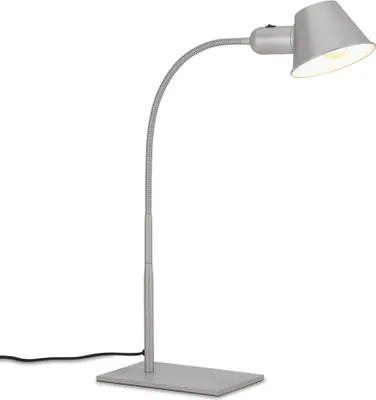 Produktbild von Schreibtischleuchte Bürolampe Tischlampe flexibel 1xE27 10W chrom Briloner