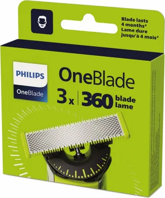 Produktbild von Philips One Blade 360 Rasierklinge 3 Einheiten Golden  Golden One Size