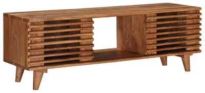 Produktbild von vidaXL TV-Schränk mit Speicher mit Tür Natur 105 x 30 x 35 cm