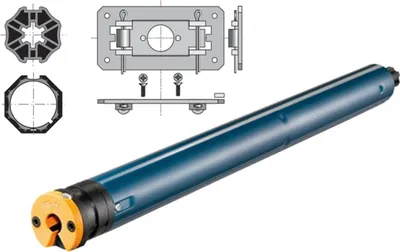 Produktbild von Somfy Oximo 40 iO 9/16 Funk-Rohrmotor Rollladen Laufwerk Zubehör Inklusive
