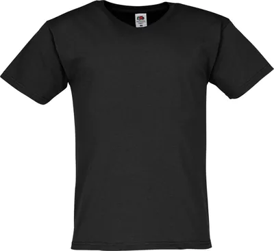 Immagine prodotto di Fruit of the Loom Original T con scollo a V Colore: nero Taglia: L