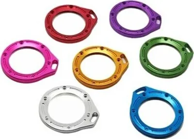 Produktbild von CamOn GoPro Hero2 Aluminium Ring mit Gehäusehalterung (rot)