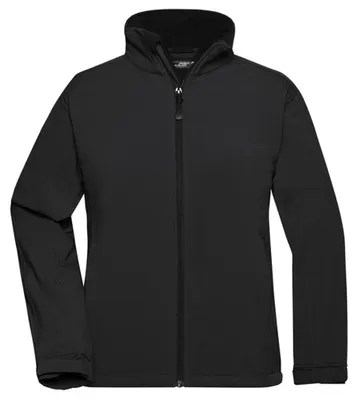 Produktbild von James and Nicholson - Softshelljacke für Damen LT2783 (S) (Schwarz)