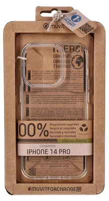 Productafbeelding van Muvit Apple iPhone 14 Pro siliconen hoesje, transparant