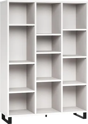Produktbild von Regal Chiflero 49, Farbe: Weiß - Abmessungen: 158 x 112 x 38 cm (H x B x T)