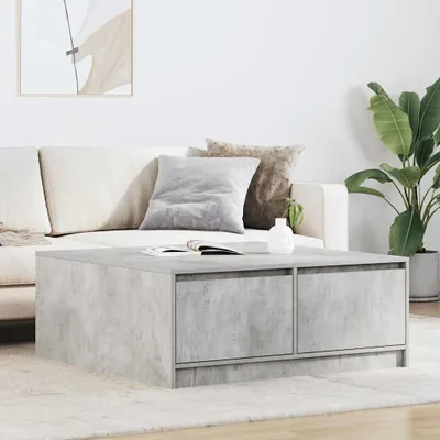 Obrázek produktu pro Maison Exclusive - Konferenční stolek se zásuvkami Betonová šedá 100x100x40 cm