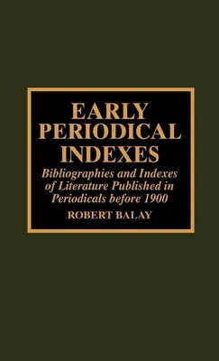 Produktbild von Early Periodical Indexes