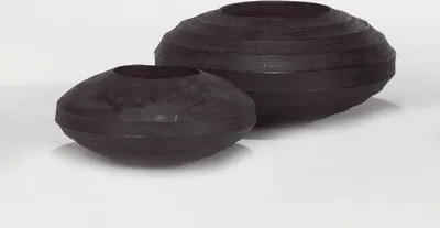 Produktbild von Lambert Sansibar Gefäß bauchig Keramik, kohle, H 21 cm, D 45 cm 20128