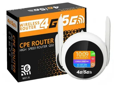 Productafbeelding van ZELURXX 4G LTE WiFi 6 Router, 300 Mbit/s, Nano-SIM, mobiele WLAN-router, RJ45, geschikt voor maximaal 8 apparaten, wit