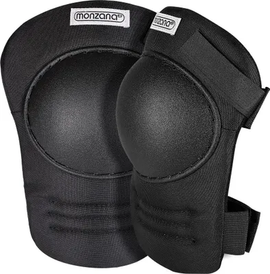Image de Genouillères de protection rembourrage coque en PVC réglable paire de protège-genoux travaux jardin maison bricolage