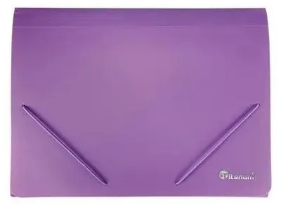 Image de Classeur A4 avec 12 intercalaires, couleur violet pastel - Titanum