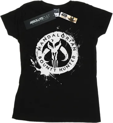 Produktbild von Star Wars - "The Mandalorian Bounty Hunter" T-Shirt für Damen BI42859 (XL) (Schwarz)