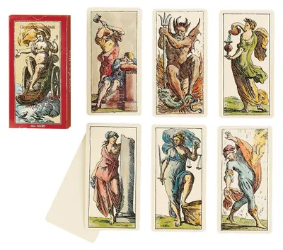 Produktbild von Dal Italia 42403 Tarot-Karten, Mehrfarbig, 2,5 cm x 7,5 cm x 14,5 cm