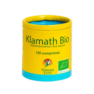 Productafbeelding van Klamath 120 tabletten, Flamant Vert, biologisch