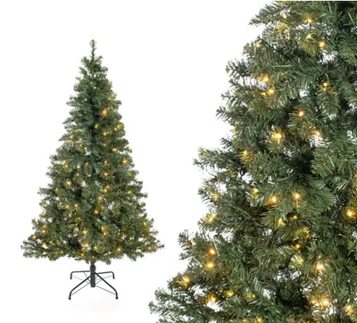Obrázok produktu pre Evergreen Umelý vianočný stromček Oxford Pine Incl. LED diódy Zelená 180 cm