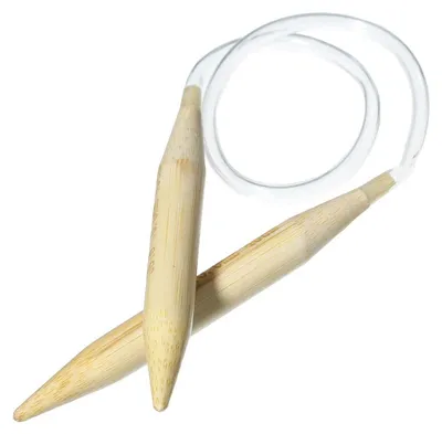 Bambus Rundstricknadel Größe 10 mm, 40 cm