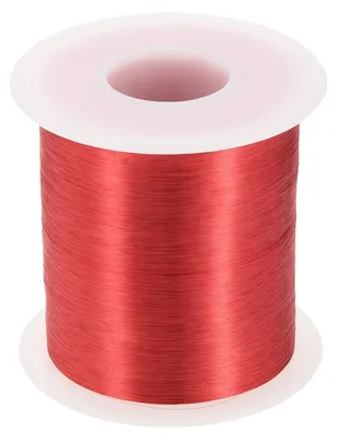 Lackierter Kupferdraht 43 AWG, 453,6 g, 155 °C, rot