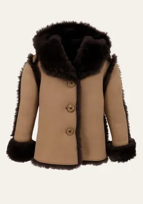 Produktbild von Lammfelljacke Schneeflöckchen - natürliche Wärme - Größe: 110