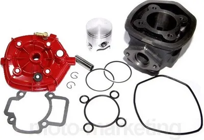 Produktbild von 70 CCM Sport Racing Zylinder KIT Kopf KOMPLETT für Piaggio NRG 50 MC3 Power Zylinderkit