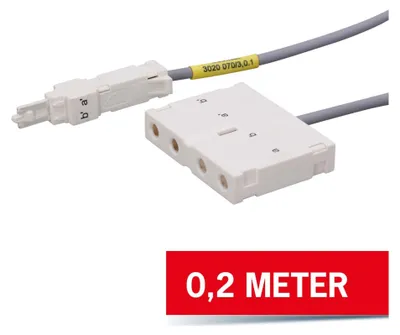 Zdjęcie produktu dla Przewód pomiarowy CobiNet LSA 2/2, 4-żyłowy, 0,2 m