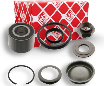 Produktbild von FEBI BILSTEIN Radlagersatz Hinten Links Hinten Rechts für CITROËN C3 I Schrägheck (FC, FN) Schrägkugellager 52mm 47344