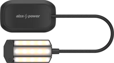 Immagine prodotto di AlzaPower LRC30 Lampada da lettura a LED nera