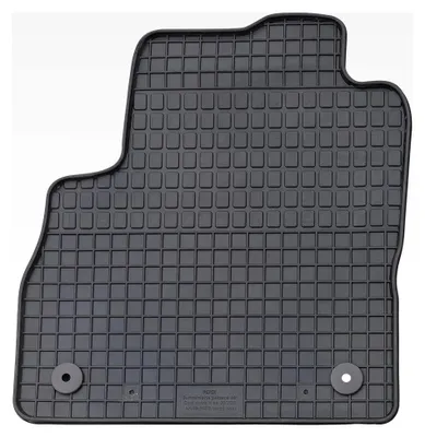 Produktbild von Fahrer Gummimatte Premium 1-teilig schwarz