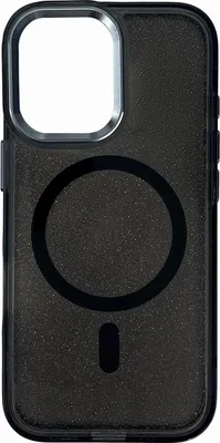 Produktbild von Hurtel Glitter Case MagSafe, Cover, Apple, iPhone 17, 16 cm (6.3"), Schwarz