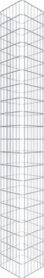Produktbild von Gabionensäule eckig 37 cm x 37 cm, 200 cm Höhe, MW 5 cm x 10 cm