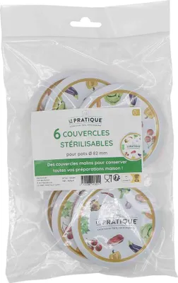 Image de 1 Couvercles Sterilisables ø82  Sachet De 6 - Le Pratique