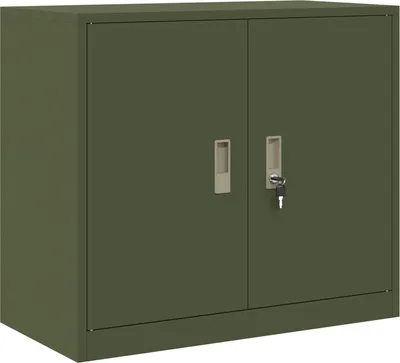Obrázek produktu pro vidaXL Úložná skříňka olivově zelená 80 x 40 x 70 cm ocel