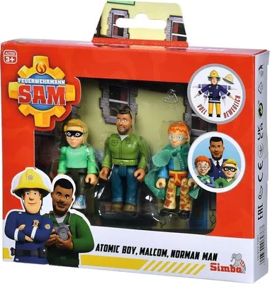 Image de Simba Toys 109251091 - Set de figurines du pompier Sam