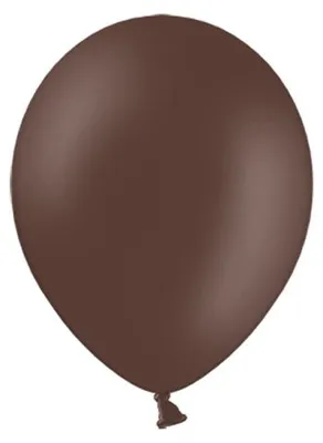Produktbild von Strong Balloons 27cm, Pastell Kakaobraun (1 Packung / 100 Stück)