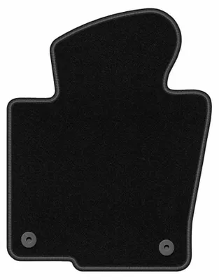 Produktbild von Fahrermatte Velours für Volkswagen Passat B7 2010-2014 (Limousine/Kombi/Variant) – 1-tlg, Schwarz, passgenau – Wielganizator BASIC