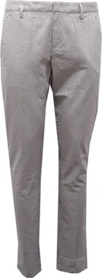 Produktbild von 3913AG pantalone uomo DONDUP grey/white Baumwolle striped trouser man
