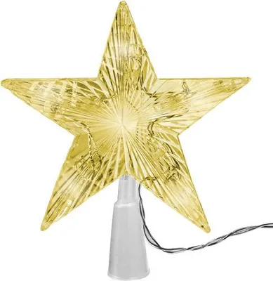 Produktbild von LED-Weihnachtsbaumstern, warmweiß, batteriebetrieben